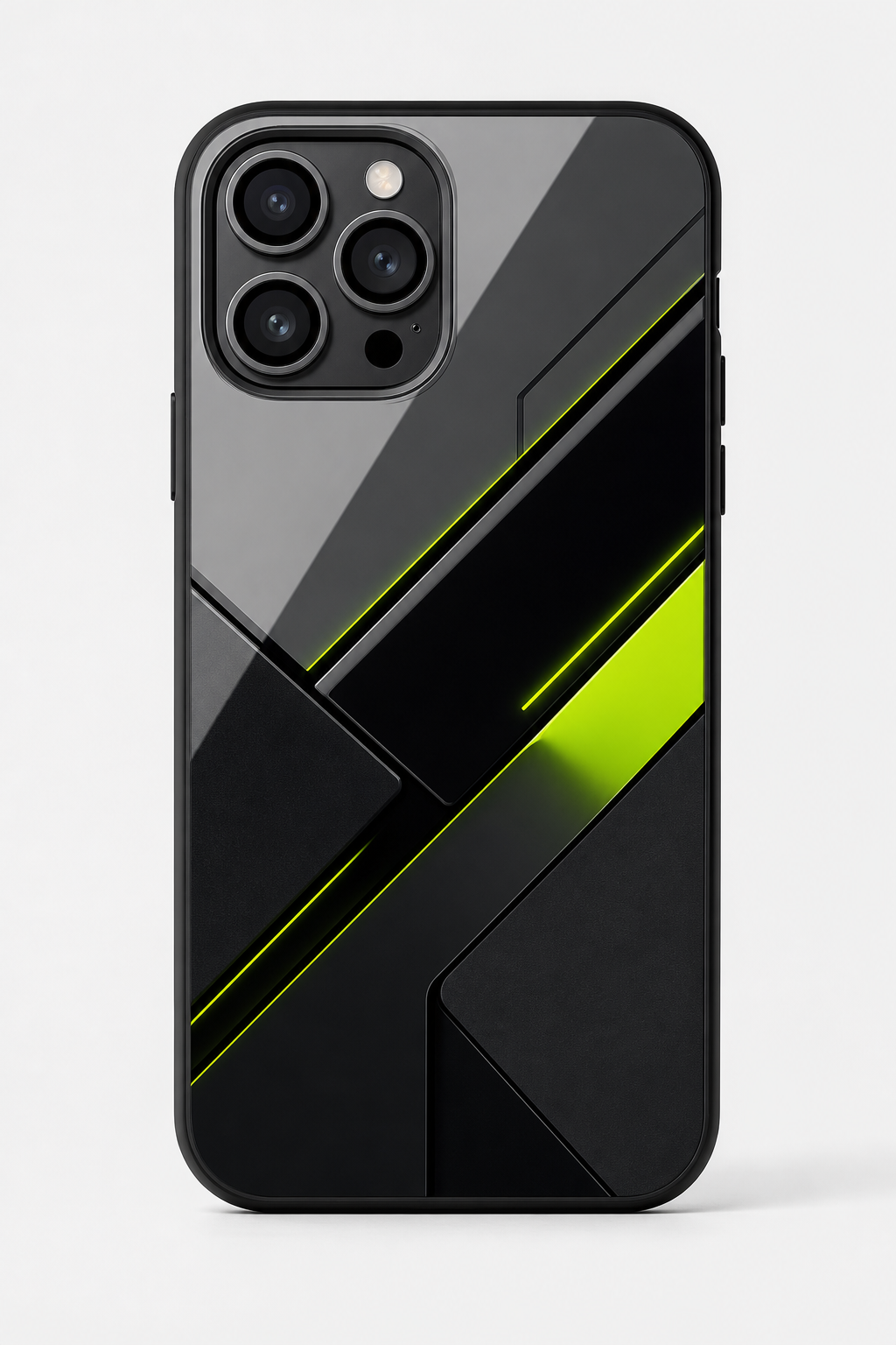 Custom iPhone Glass Case | High-Gloss Print | Shockproof Edge