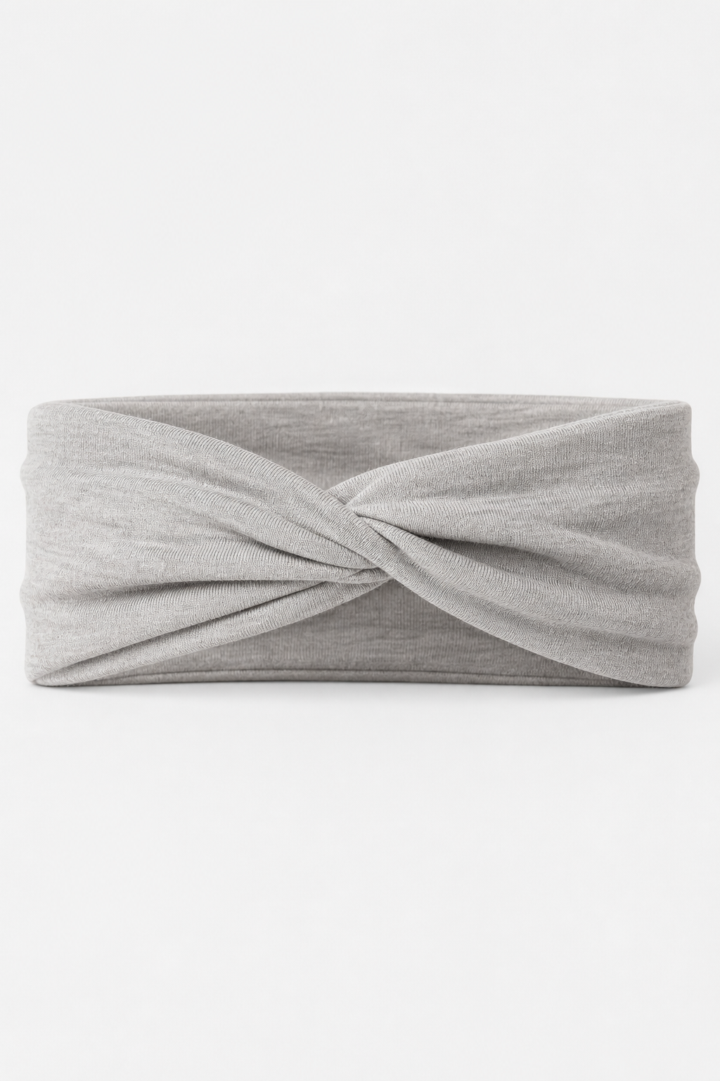 Front view studio shot of custom printed unisex headband