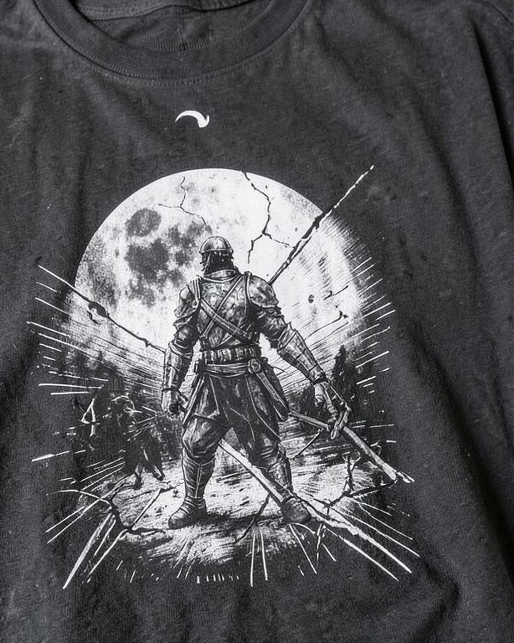 Dark Manga Wash Oversized T-Shirt