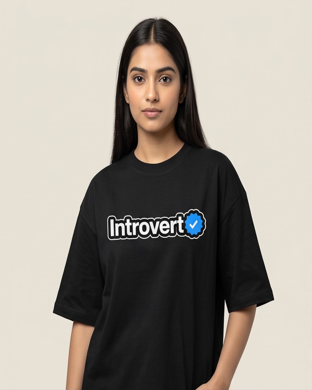 Certified Introvert Oversized T-Shirt