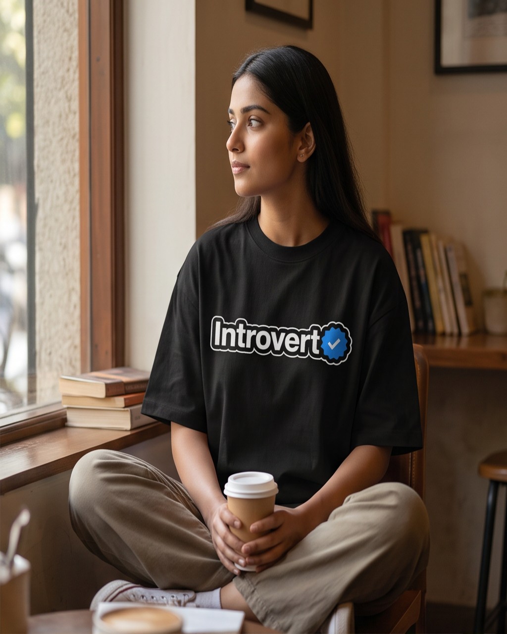 Certified Introvert Oversized T-Shirt
