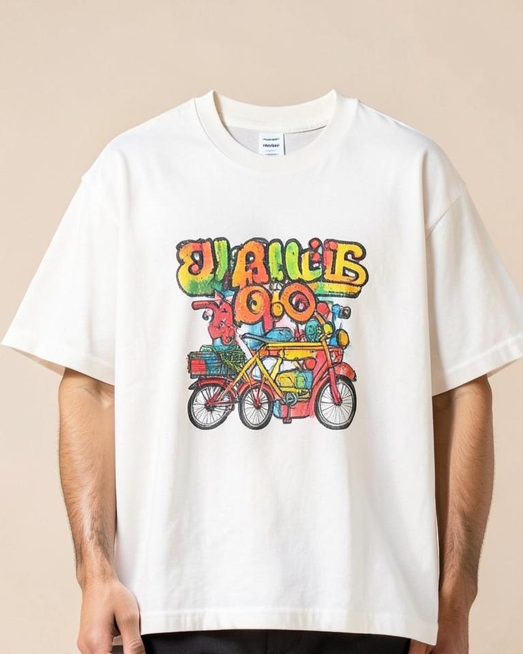 Desi Street Slang Oversized T-Shirt