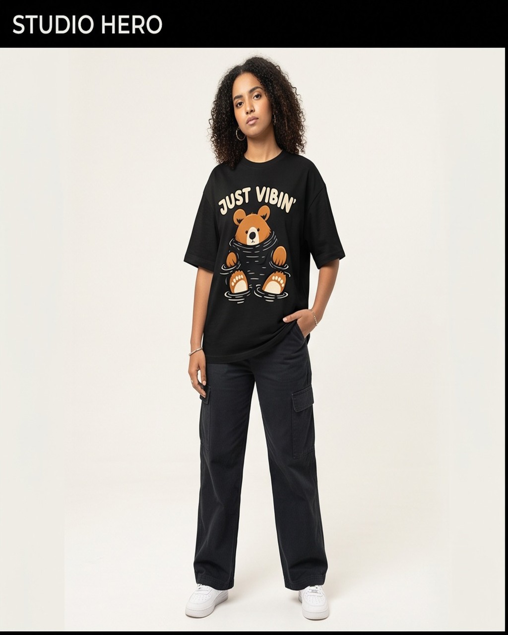 Just Vibin' Oversized T-Shirt