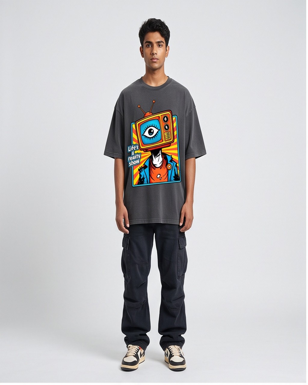 Life's A Reality Show Oversized T-Shirt