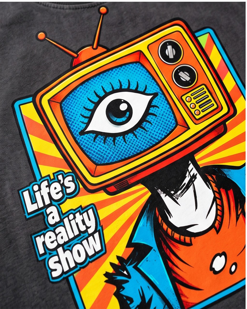 Life's A Reality Show Oversized T-Shirt