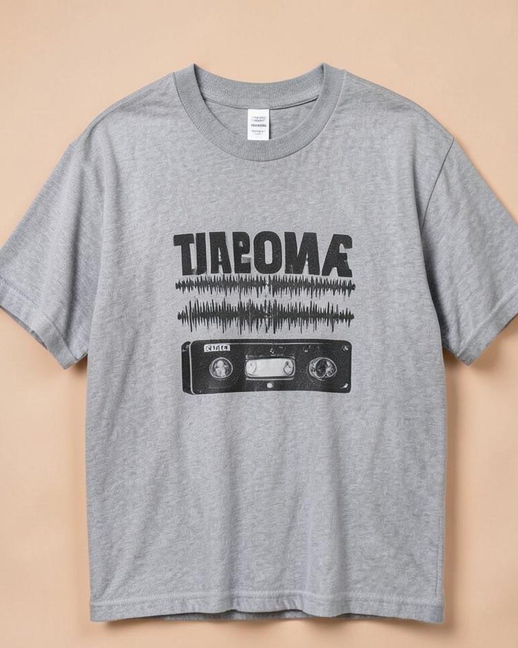 Lyrics On Loop Oversized T-Shirt