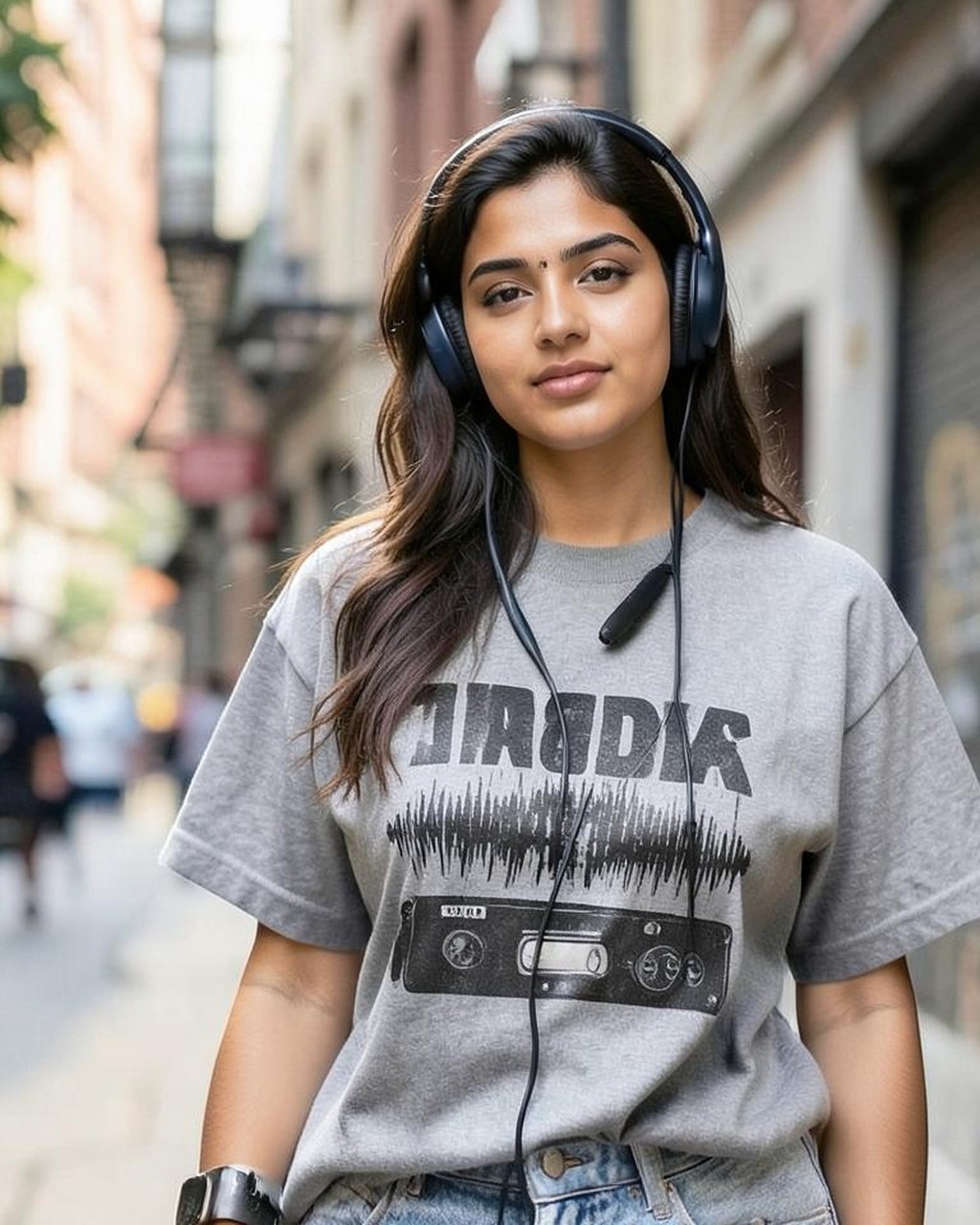 Lyrics On Loop Oversized T-Shirt