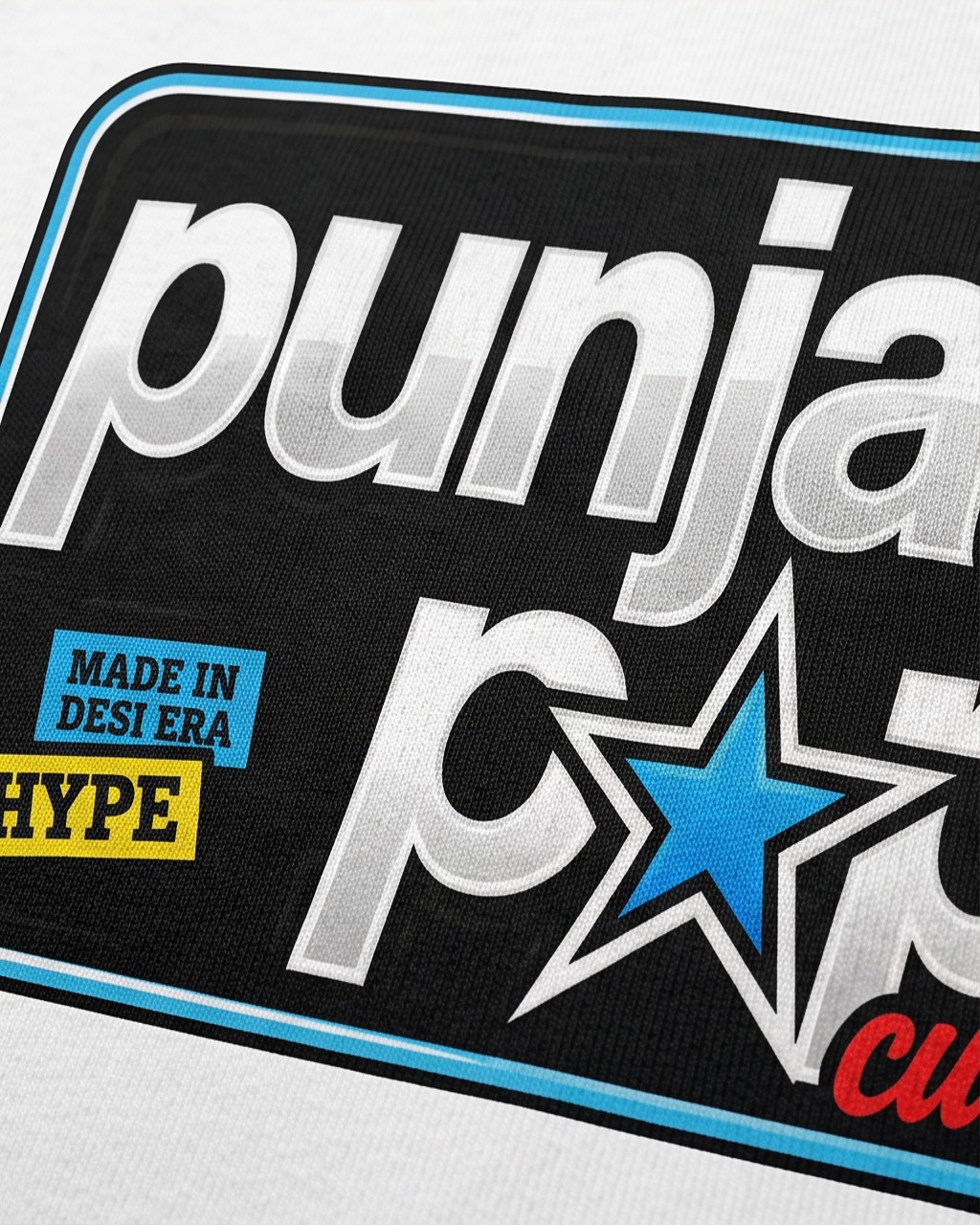 Punjabi Pop Culture Oversized T-Shirt