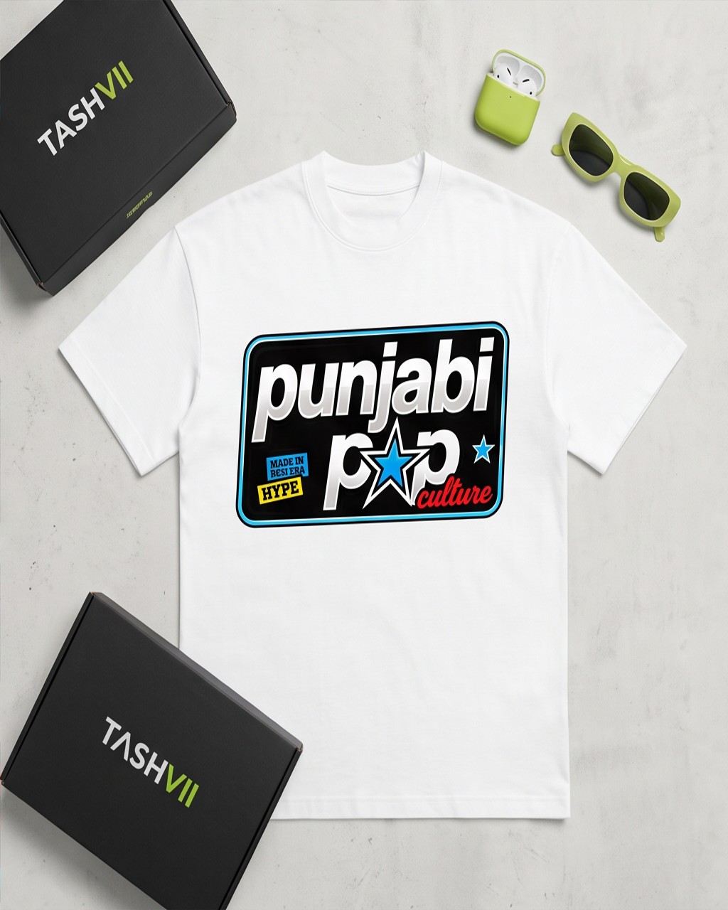 Punjabi Pop Culture Oversized T-Shirt