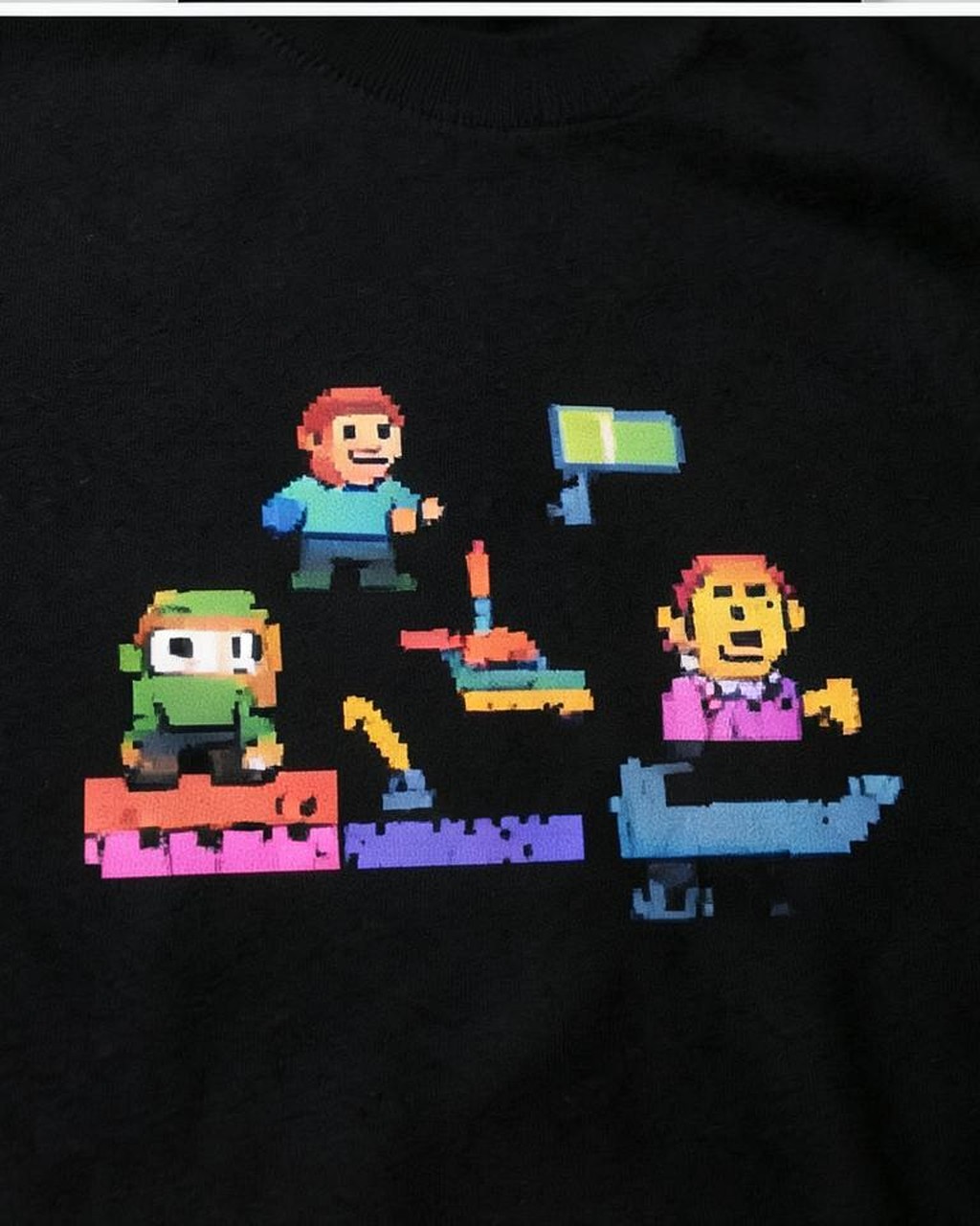 Retro Pixel Gamer Oversized T-Shirt