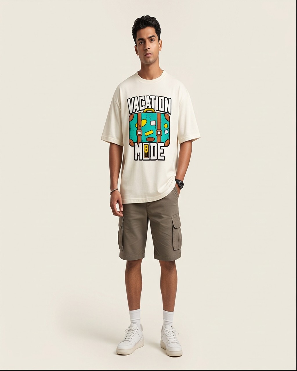 Vacation Mode On Oversized T-Shirt