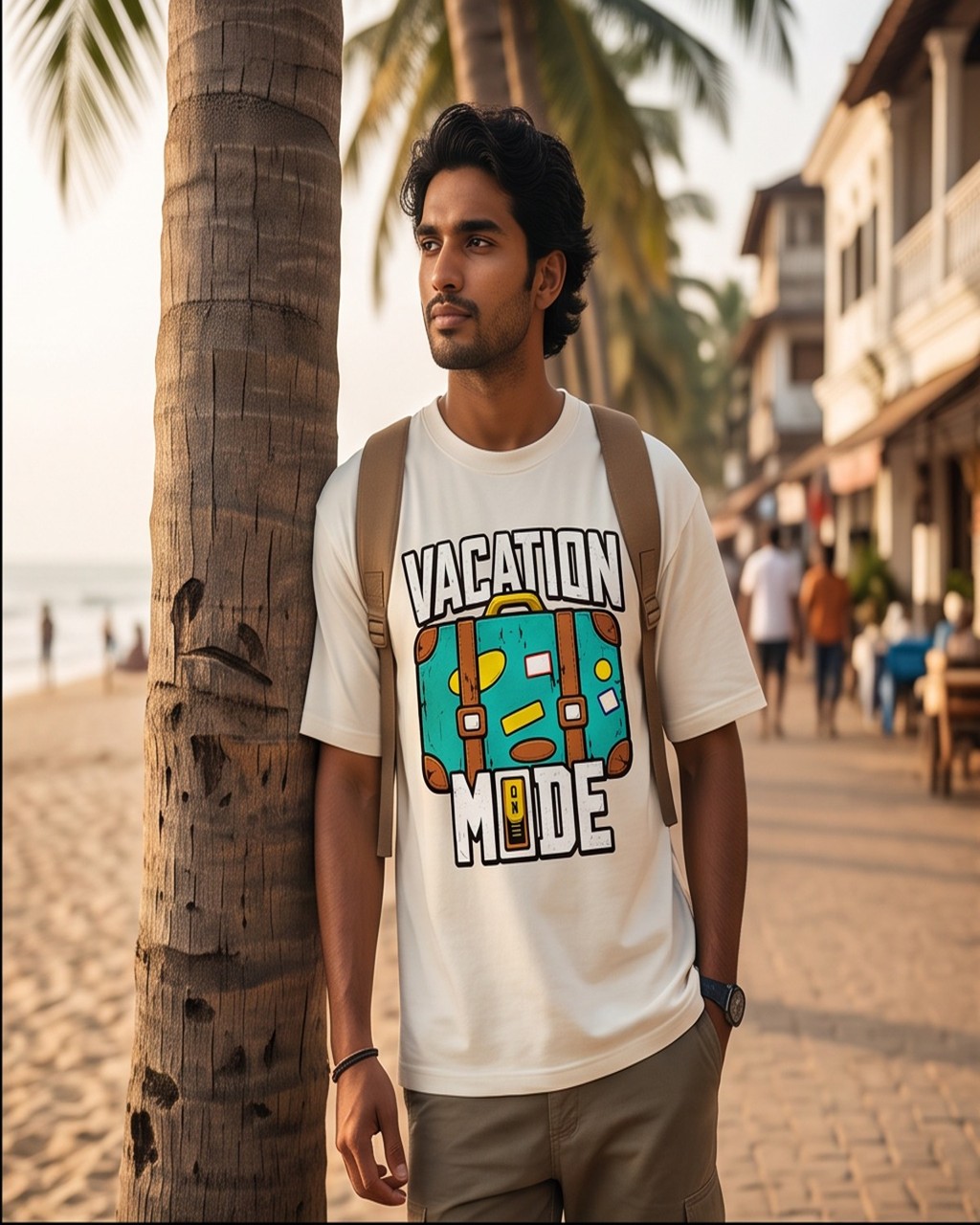 Vacation Mode On Oversized T-Shirt